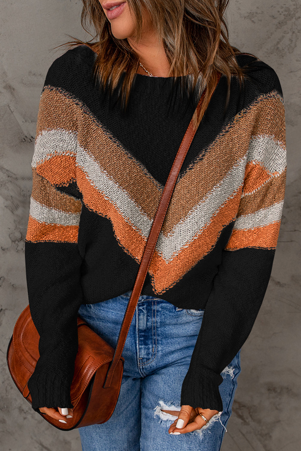 Carla Chevron Sweater